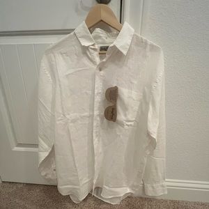 men’s Kenny flowers linen shirt